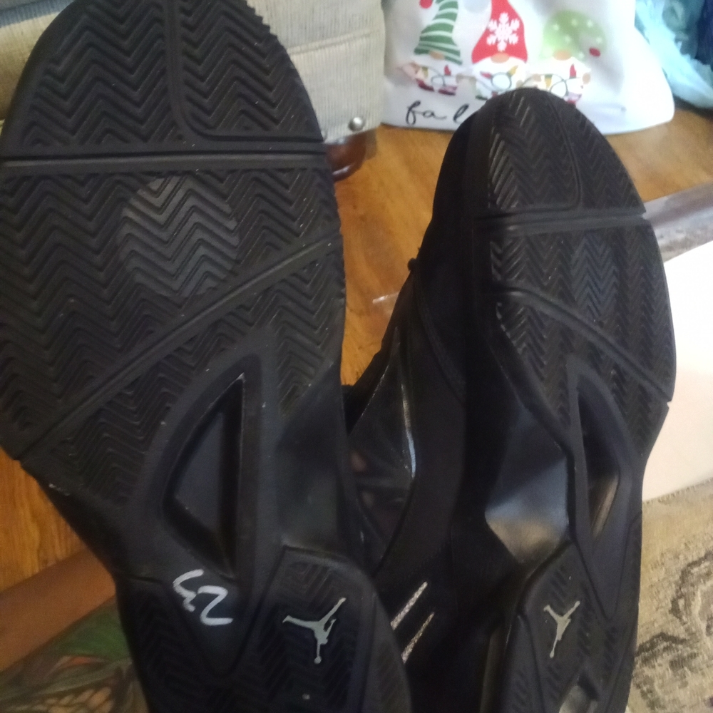 Jordan flight power mens size 10.5 black basketball shoes - Picture 5 of 7